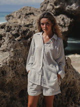Ocean Shirt - Black Stripes