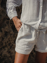 Ocean Shirt - Black Stripes