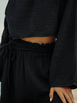 Echo Crop Top - Black