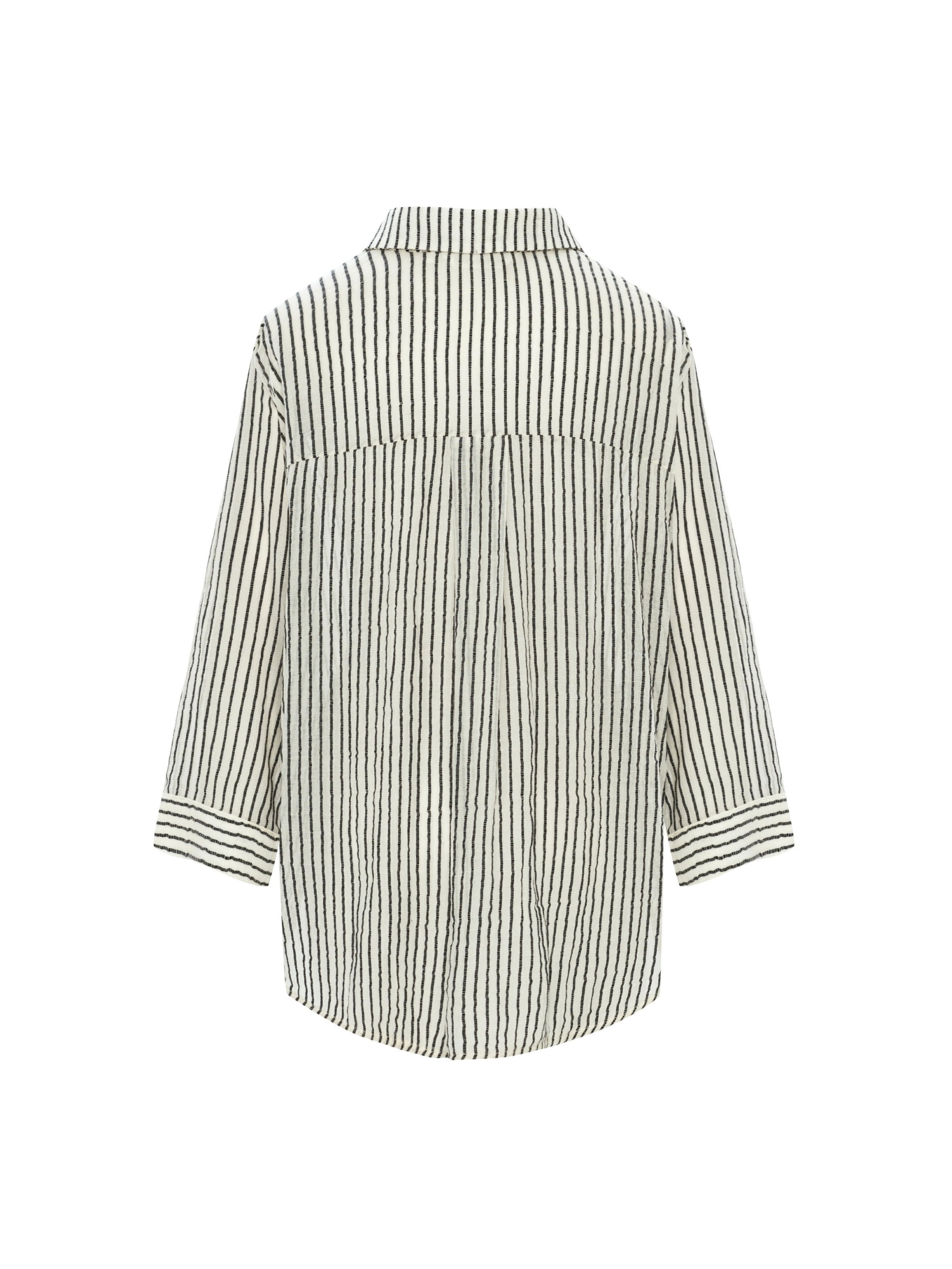 Echo Maxi Shirt - Black Stripes