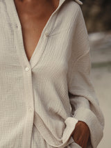 Echo Maxi Shirt - Oatmeal