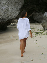 Echo Maxi Shirt - White