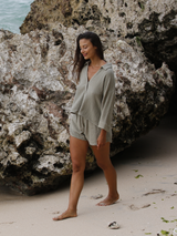 Echo Mini Shirt - Khaki Green