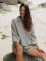Echo Mini Shirt - Khaki Green