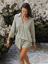 Echo Mini Shirt - Khaki Green