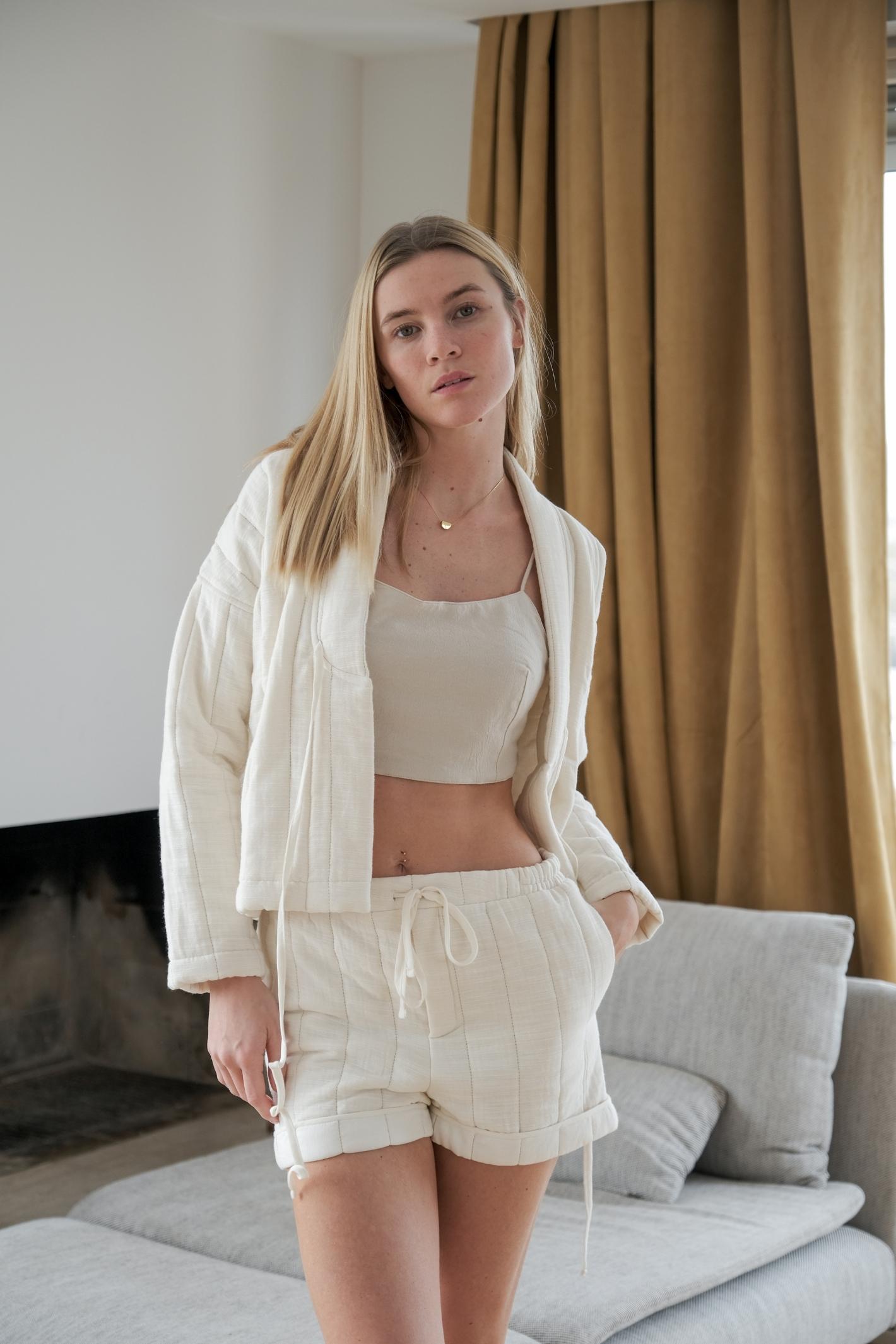 So Soft Quilted Jacket - Natural
