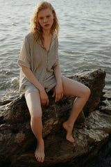 Ocean Shirt - Black Stripes
