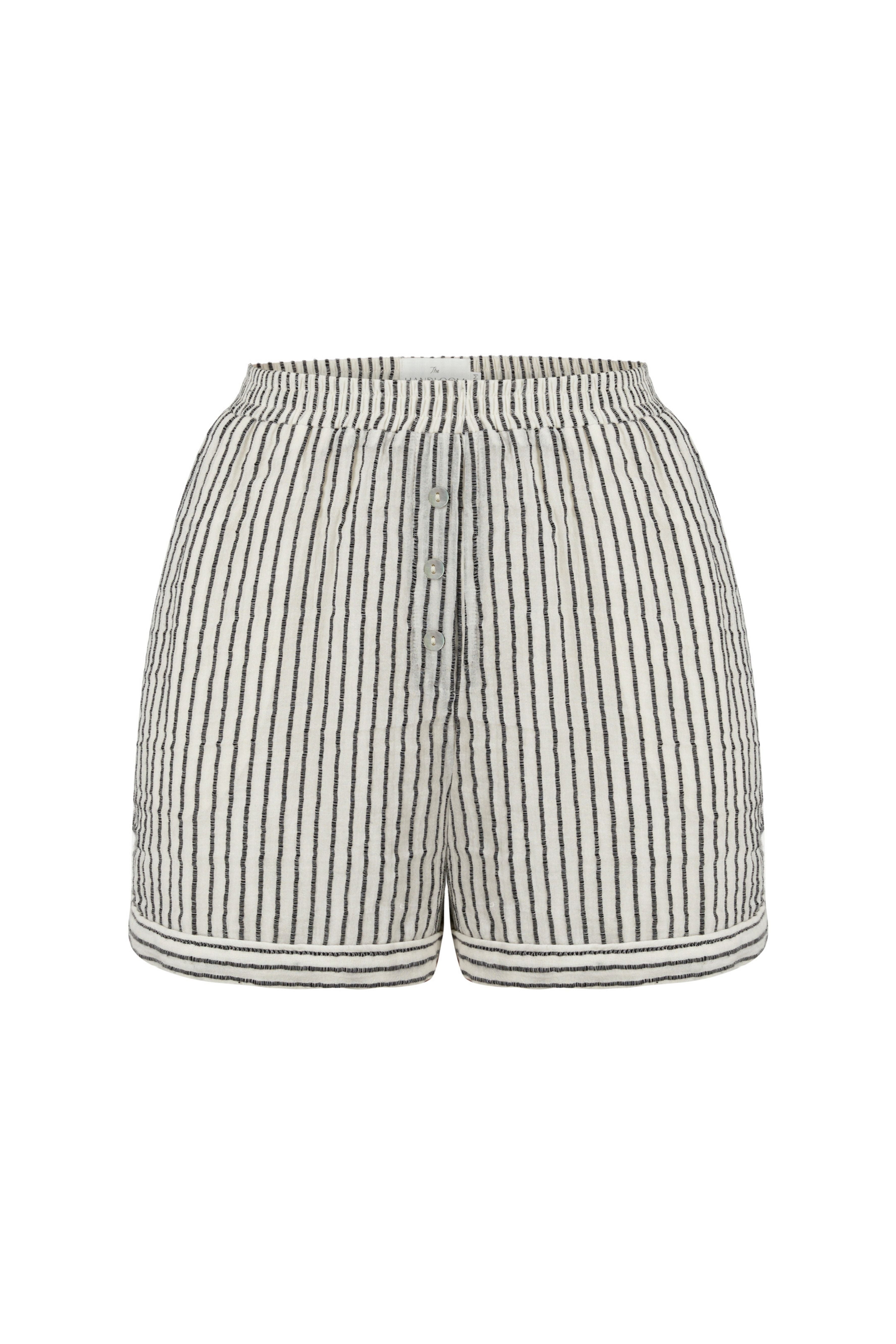 Voyage Short Set - Black Stripes