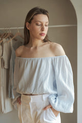 Stella Top - Baby Blue