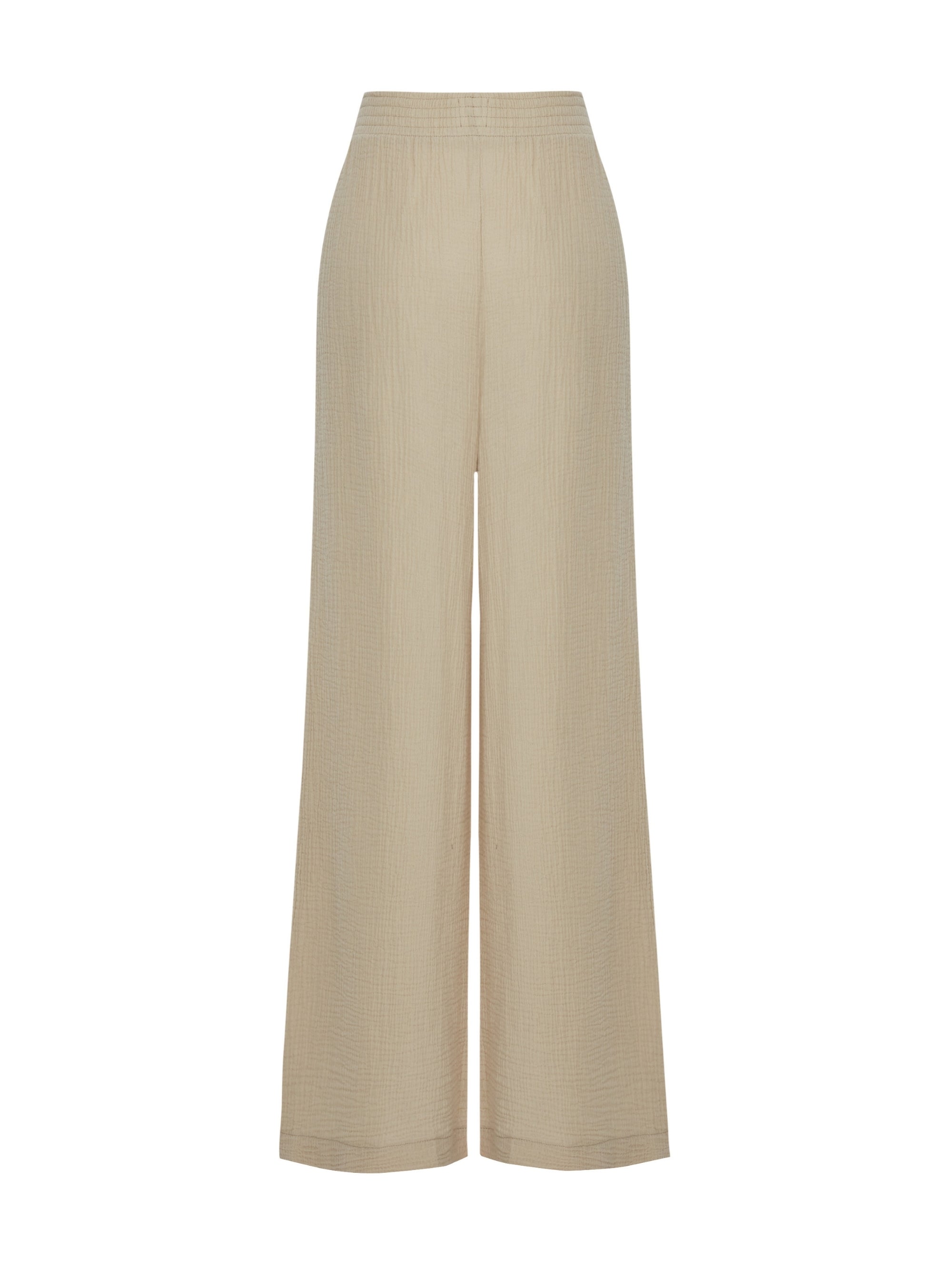 Skye Palazzo Pants - Oatmeal