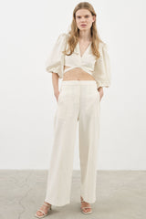 Chloe Top Natural - The Handloom
