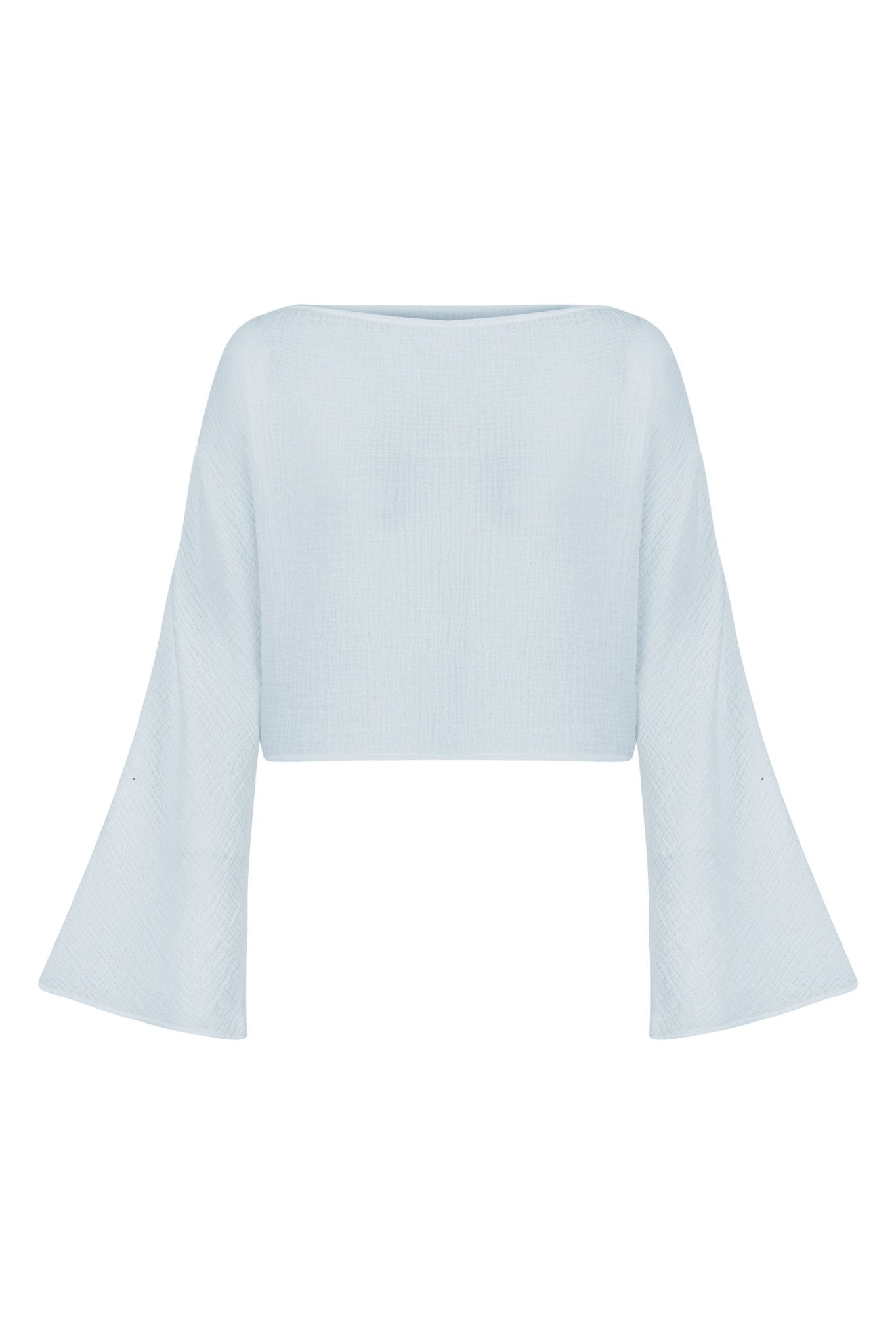 Echo Crop Top - Baby Blue