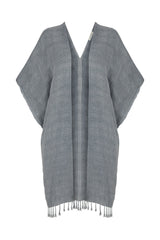 Gece V Back Kimono Stone - The Handloom