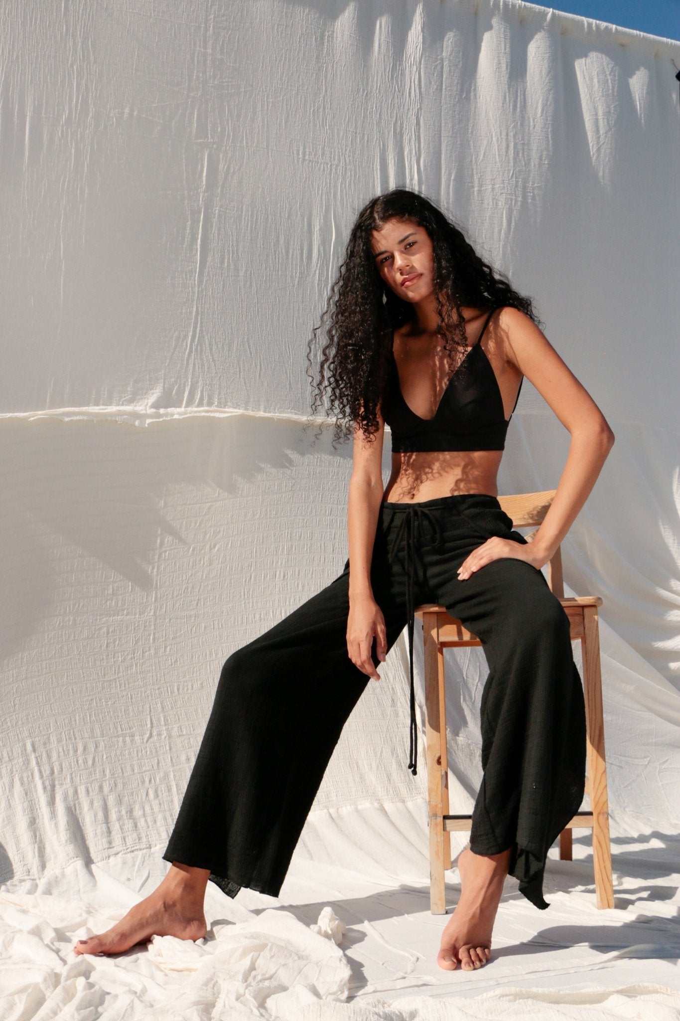June Pants Black - The Handloom