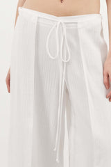 June Pants White - The Handloom