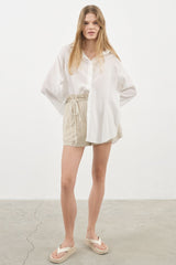 June Short Oatmeal - The Handloom