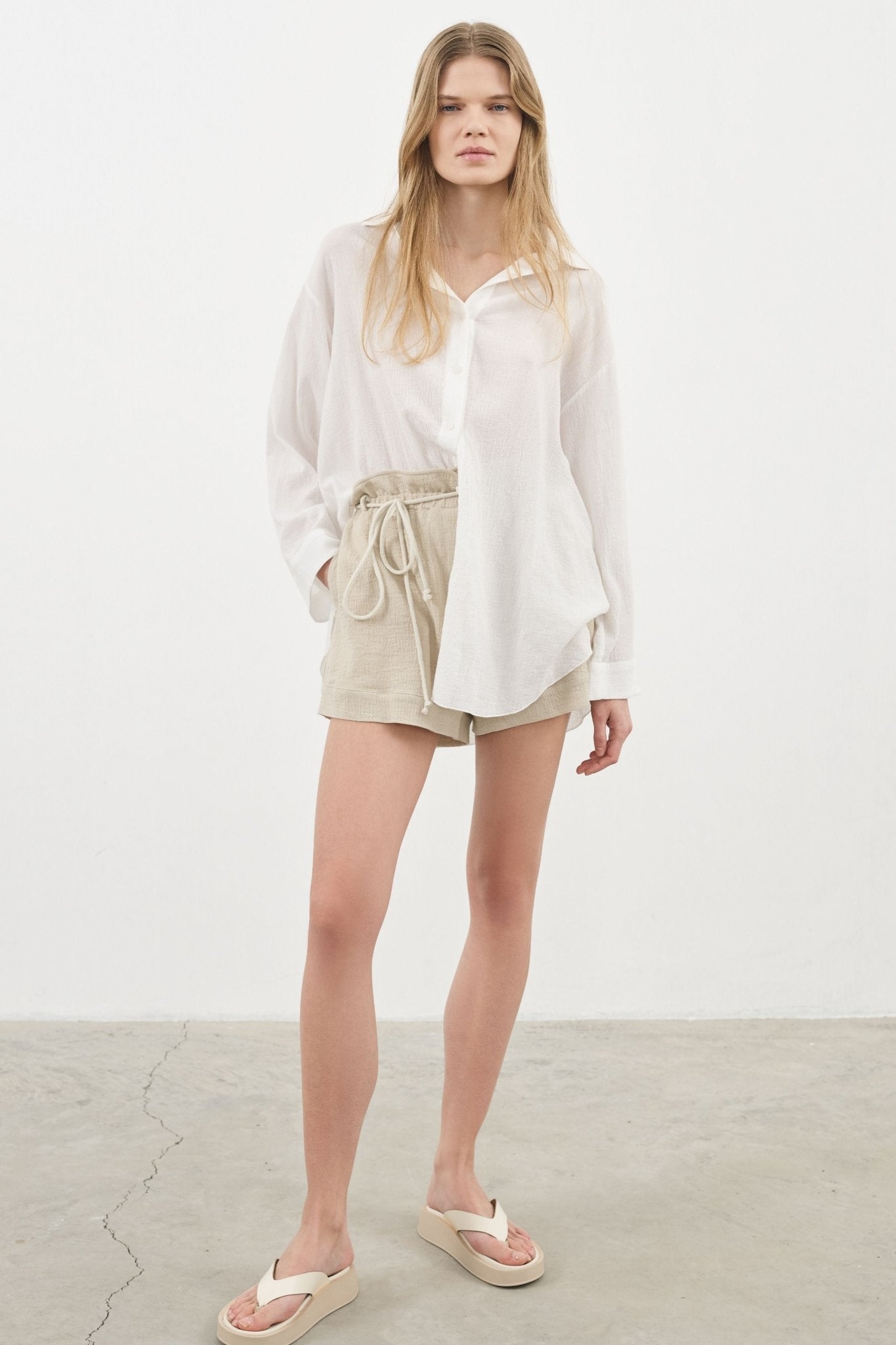 June Short Oatmeal - The Handloom