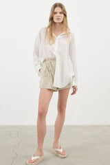 June Short Oatmeal - The Handloom