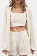 Lush Blazer Natural - The Handloom