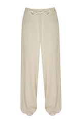 Mia Pants Oatmeal - The Handloom