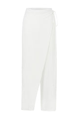 Nala Beach Pants White - The Handloom
