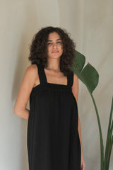 Noa Maxi Dress Black - The Handloom