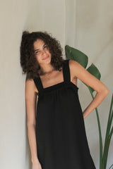 Noa Maxi Dress Black - The Handloom