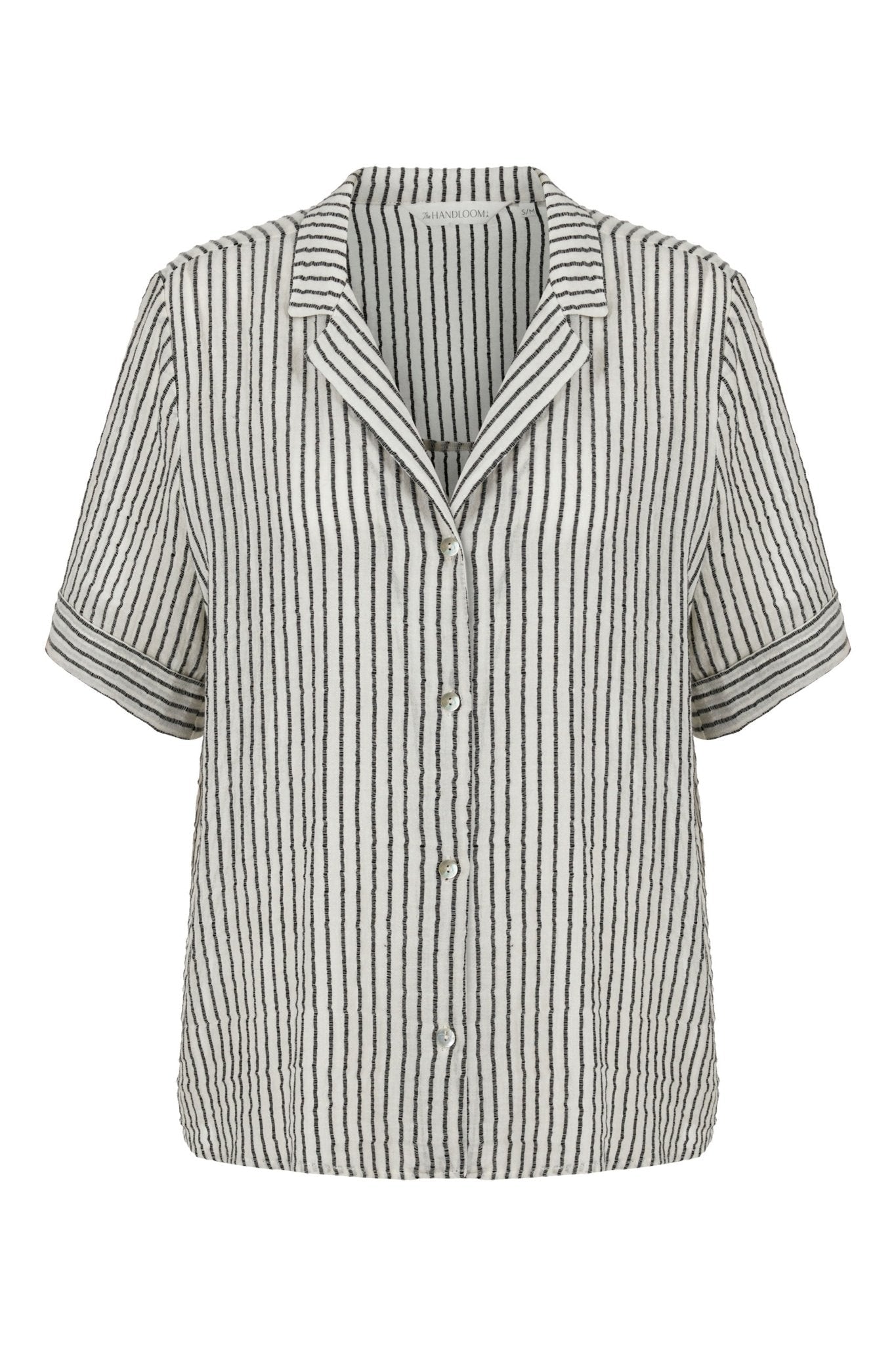 Ocean Shirt Black Stripes - The Handloom