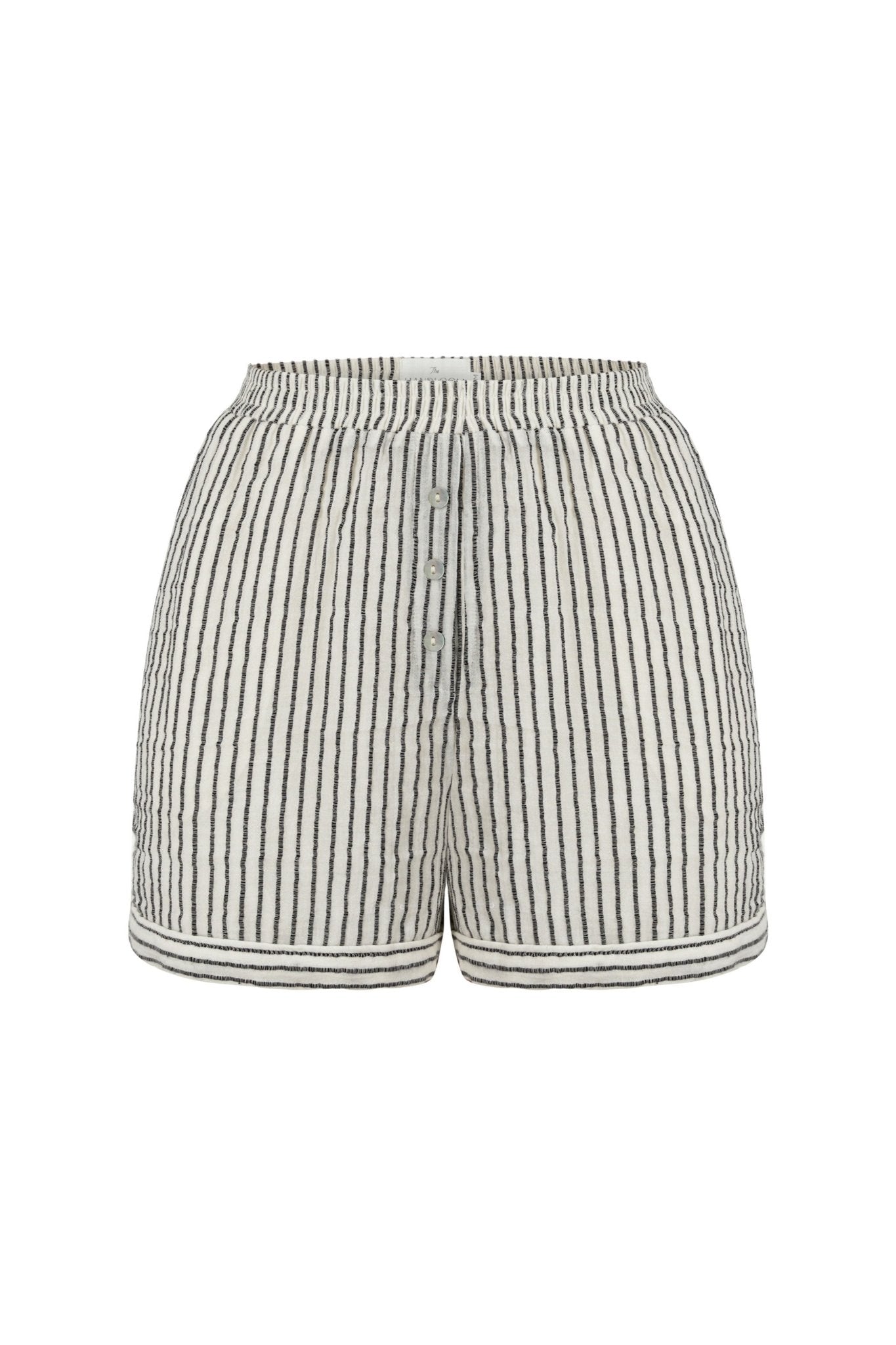Ocean Short Black Stripes - The Handloom
