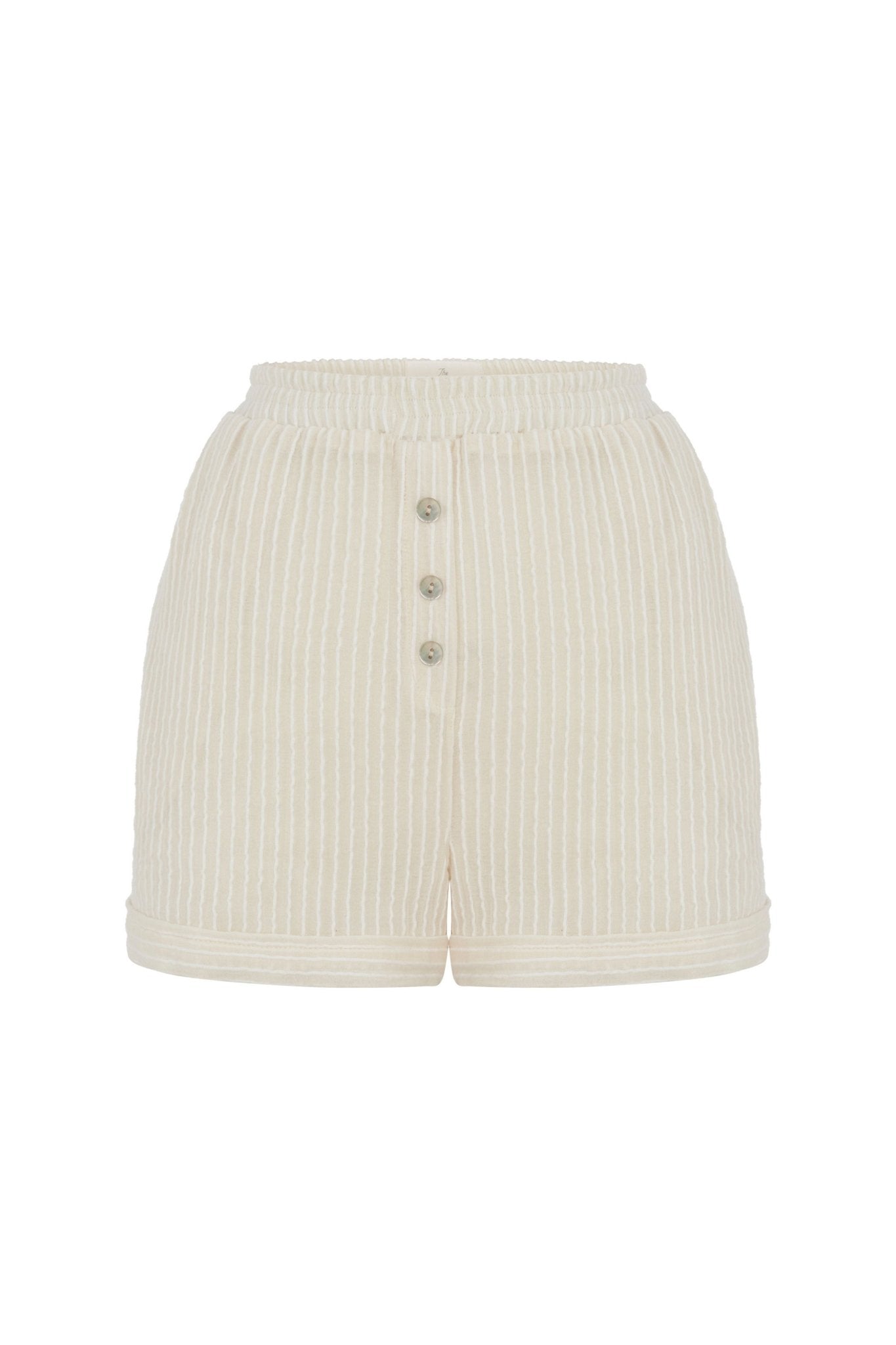 Ocean Short White Stripes - The Handloom