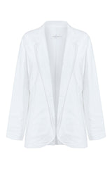 Pera Blazer White - The Handloom