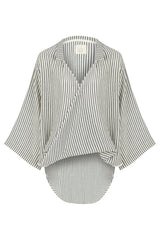 Sade Top Black Stripes - The Handloom