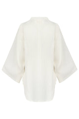 Sade Top White Stripes - The Handloom