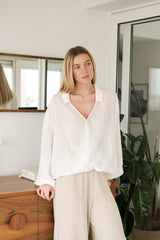 Skye Palazzo Pants Oatmeal - The Handloom