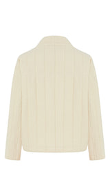 So Soft Ouilted Jacket Natural - The Handloom