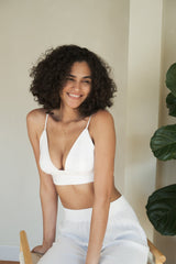 Sundown Top White - The Handloom