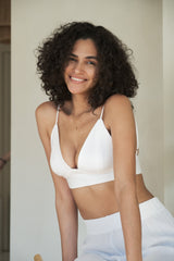 Sundown Top White - The Handloom