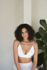 Sundown Top White - The Handloom