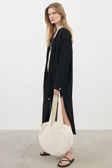 Terra Shirt Dress Black - The Handloom